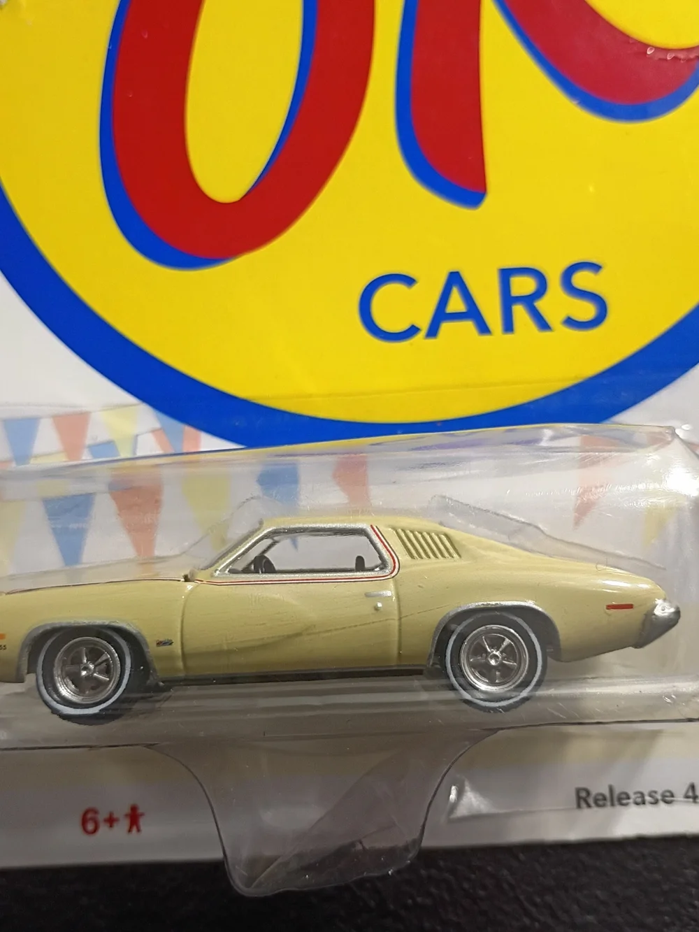 NWT Johnny Lightning 1973 Pontiac Grand Am Die-Cast Toy Car - Mesa Tan